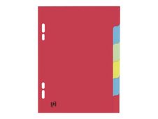 Oxford - Intercalaire 6 positions - 17 x 22 cm - carte colorée