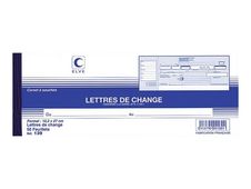 ELVE - Carnet de lettres de change - 50 feuilles - 10,2 x 27 cm
