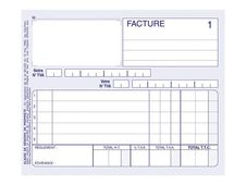 ELVE - Manifold Carnet de factures - 50 dupli - 10,5 x 14 cm