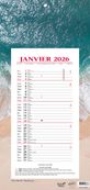 Quo Vadis Evasion - Calendrier bloc mensuel - 16 x 33,5 cm