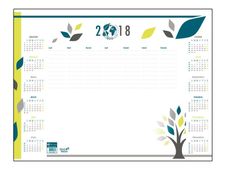 Quo Vadis - Sous-main millésimé - 54 x 40 cm