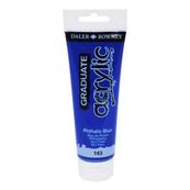 Daler-Rowney Graduate - Peinture acrylique - 120 ml - bleu phtalo