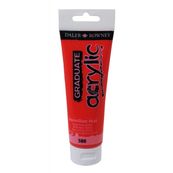 Daler-Rowney Graduate - Peinture acrylique - vermillon - 120 ml