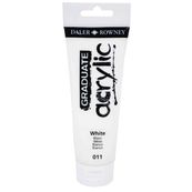 Daler-Rowney Graduate - Peinture acrylique - 120 ml - blanc