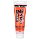 Daler-Rowney Graduate - Peinture acrylique - 120 ml - orange cadmium