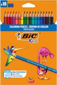 BIC Kids Tropicolors 2 - 18 Crayons de couleur