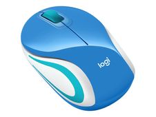 Logitech M187 - Mini souris sans fil - bleu