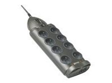 INFOSEC S8 LAN TV - Multiprise parafoudre 8 prises - parasurtenseur 2500 W