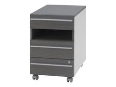 Caisson mobile HARMONICA - 3 tiroirs - Chêne gris