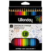 Wonday - 18 Crayons de couleur