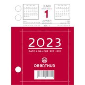 Oberthur Classique - Recharge bloc bureau - date à gauche