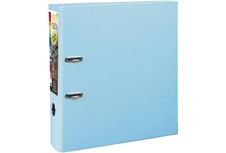 Exacompta Prem'Touch - Classeur à levier - Dos 80 mm - A4 Maxi - pour 715 feuilles - bleu clair