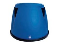 Tabouret - 2 marches - plastique - bleu