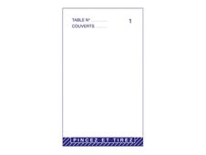 ELVE - Bloc maître d'hôtel - 75 x 150 mm - en triple - numéroté