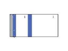 ELVE - Bloc vendeurs de 100 tickets - 60 x 135 mm - blanc