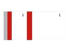 ELVE -  Bloc vendeurs - 100 tickets - 135 x 60 mm - rouge