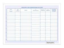 ELVE - Registre des conventions de stage - A4