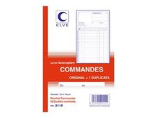 ELVE - Manifold Carnet de commandes - 50 dupli - 21 x 14 cm