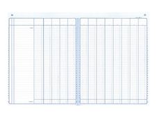 ELVE - Piqûre comptable - 13 colonnes par page - 24 x 32 cm - 80 pages