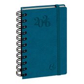 Agenda de poche à élastique Swan - 1 jour par page - 9 x 14,6 cm - disponible dans différentes couleurs - Exacompta