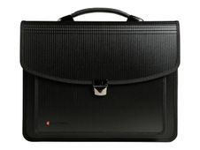 Exacompta Exatravel - Classeur ménager (valisette trieur) 7 onglets - noir