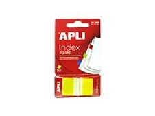 Apli - Marque-pages (Index) - 25 x 45 mm - jaune