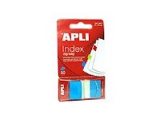 Apli - Marque-pages (Index) - 25 x 45 mm - bleu