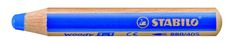 STABILO Woody 3 in 1 - Crayon de couleur pointe large - bleu d'outremer