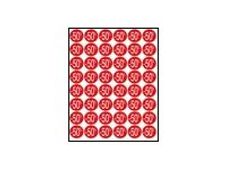 Apli Agipa - 192 Pastilles adhésives - étiquettes remise -50% - rose pastel