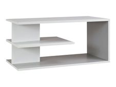 Surmeuble bicolore SUNDAY pour rangement 80 cm - Blanc/gris