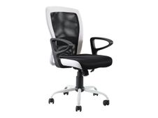 OfficePro TAMBOU - Fauteuil - accoudoirs - noir, blanc