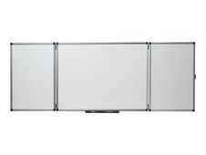 Nobo - Tableau blanc - montable sur mur - 4000 x 1200 mm - charnière en 3 parties - émail - magnétique - double face