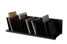 Trieur organiseur de bureau - 16 cases inclinées - noir