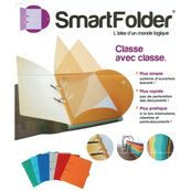 Smartfolder Aloha - 6 Chemises à 3 rabats - bleu clair