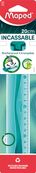 Maped Incassable - Règle plastique 20 cm - incassable - disponible dans différentes couleurs