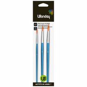 Wonday - Pack de 3 pinceaux ronds - N° 4, 8, 12
