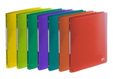 Oxford School Life - Classeur 4 anneaux - Dos 20 mm - A4 - pour 100 feuilles - disponible dans différentes couleurs translucides