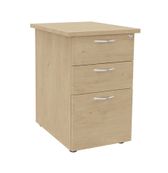Caisson bout de bureau IDRA/DUAL - L47 x P60 cm - Imitation Chêne clair
