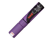 Uni Chalk PWE-8K - Marcador - no permanente - violeta - tinta pigmentada al agua - 8 mm - grande