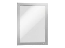 Durable Duraframe - Cadre d'affichage adhésif repositionnable - A5 - argent