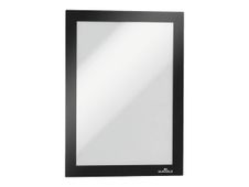 Durable Duraframe - Cadre d'affichage adhésif repositionnable - A5 - noir