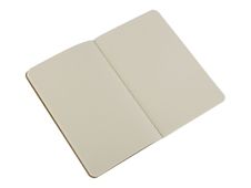 Moleskine Cahier Pocket - 3 journaux - 9 x 14 cm - 64 pages - uni - marron kraft