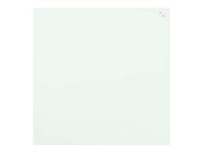 Naga - Tableau en verre - 100 x 100 cm - Blanc