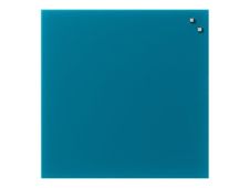 Naga - Tableau en verre - 45 x 45 cm - Bleu pétrole