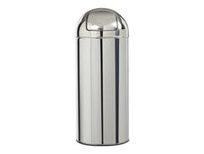 Rossignol by CEP - Poubelle - couvercle par pression - 45 l - inox