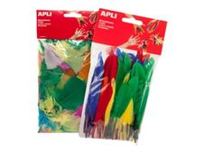Apli - 100 plumes - coloris assortis