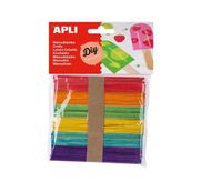 Bâtonnets en bois colorés pour loisirs créatifs