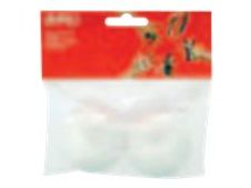 Apli - 2 boules polystyrène - blanc