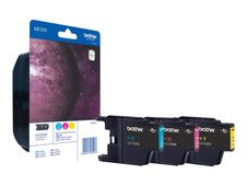 Brother LC1220 - Pack de 3 - cyan, magenta, jaune - cartouche d'encre originale