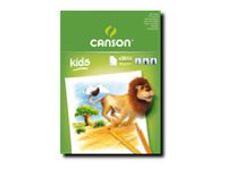 Canson Kids - Bloc dessin - 20 feuilles - A5 - 90 gr - blanc